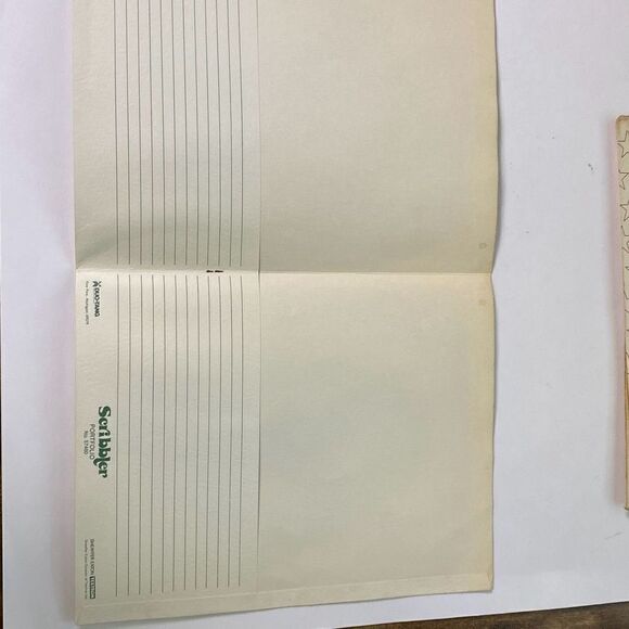 Lot 4 1980s Duo Tang Scribbler portfolio folders 57460 UNUSED - Picture 4 of 14